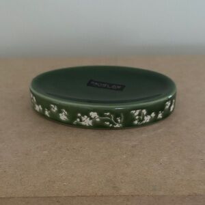 Rachel Zoe Green Ceramic Trinket or Soap Dish